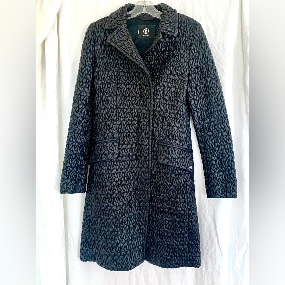 Bogner Calf Length Women’s Coat, Size 6. EUC